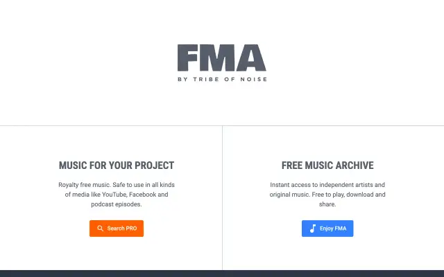 Free Music Archive preview