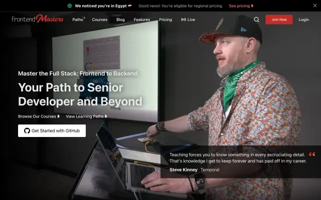 Frontend Masters preview
