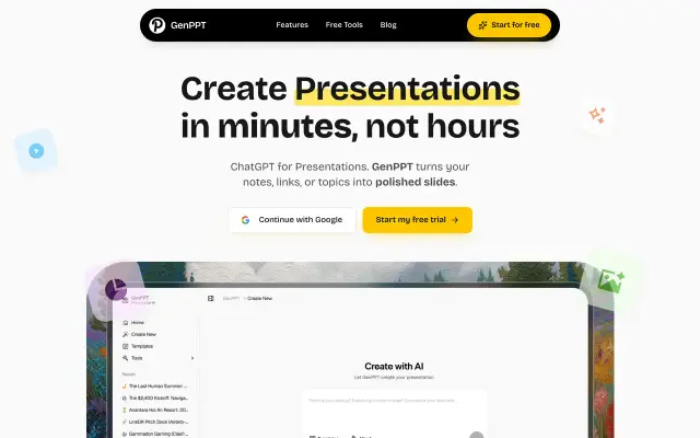 GenPPT preview