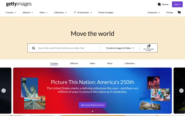 Getty Images preview