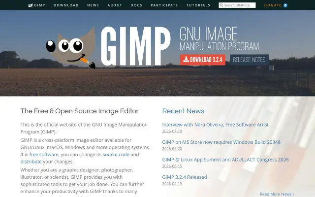GIMP preview