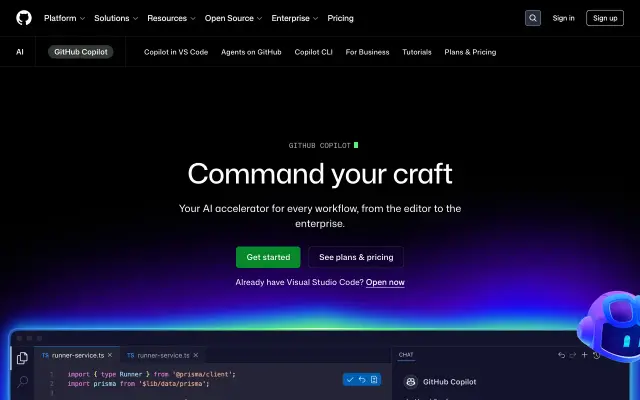 GitHub Copilot preview