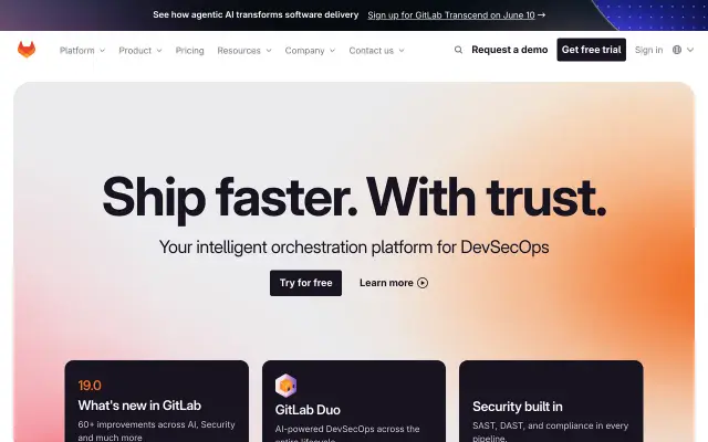 GitLab preview