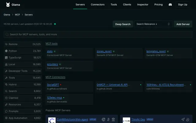 Glama preview