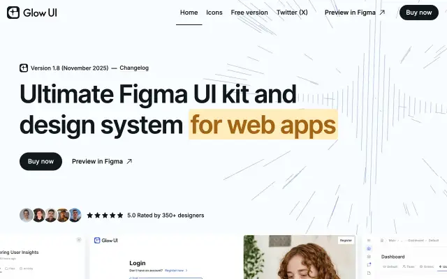 GlowUI preview