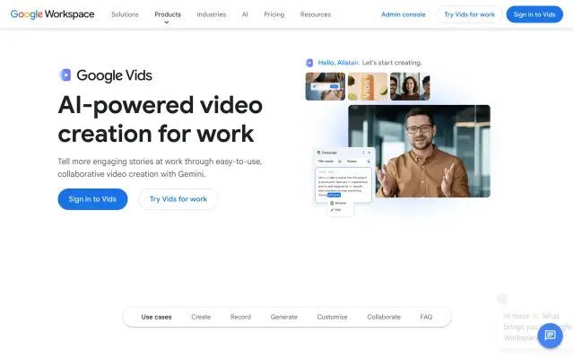 Google Vids preview