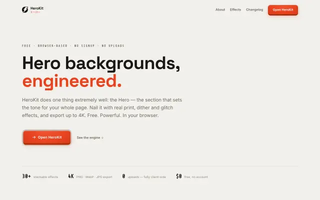 HeroKit preview