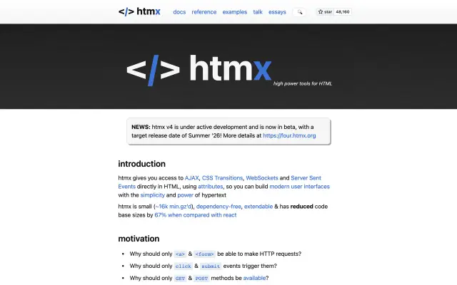 htmx preview