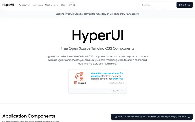 Hyper UI preview