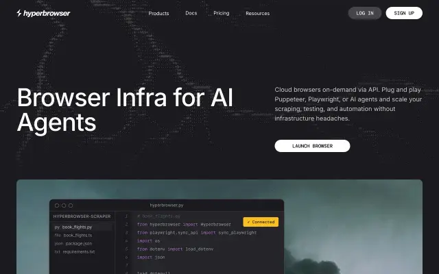 Hyperbrowser preview