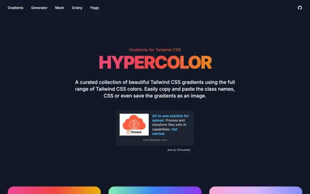 Hypercolor preview