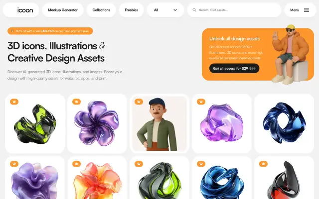 Icoon.co preview