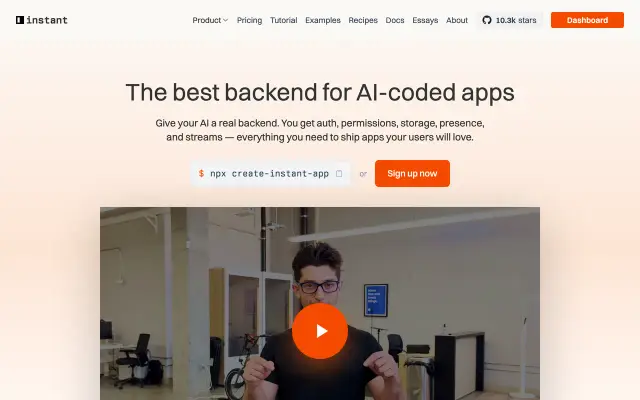 InstantDB preview