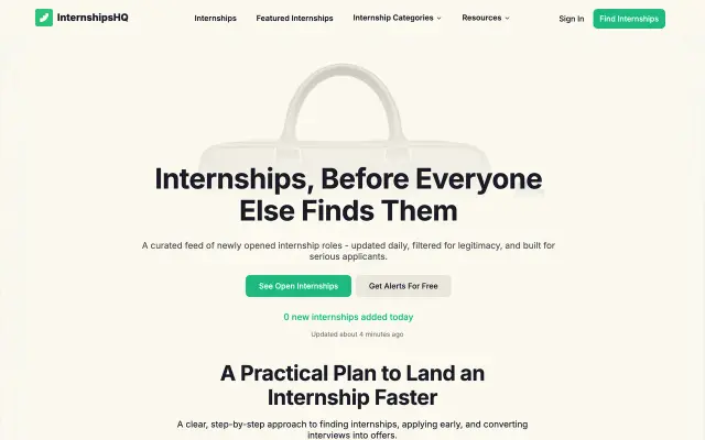 InternshipsHQ preview