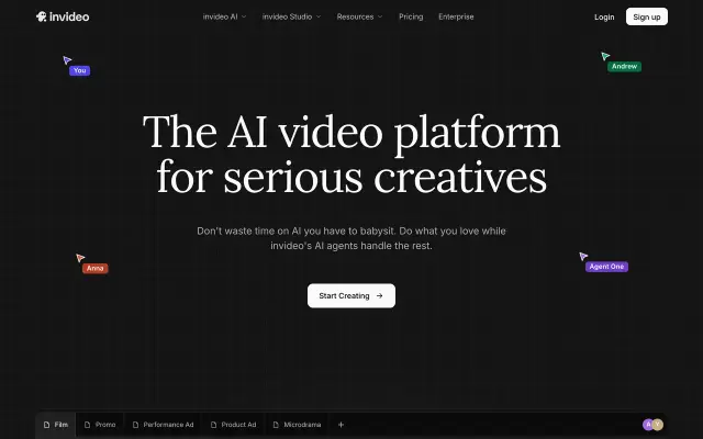 InVideo AI preview
