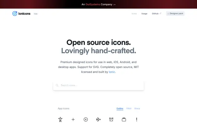 Ionicons preview