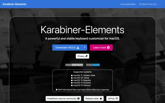 Karabiner-Elements preview