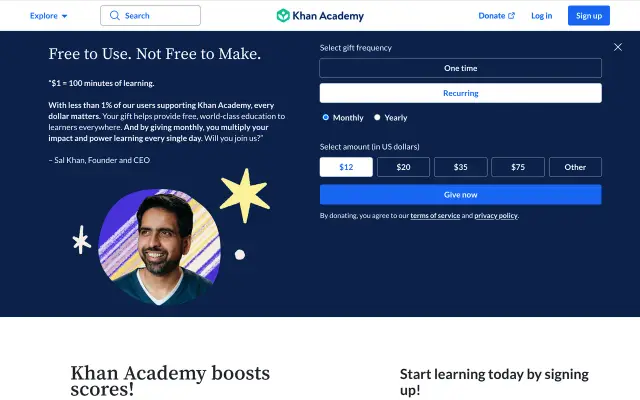 Khan Academy preview