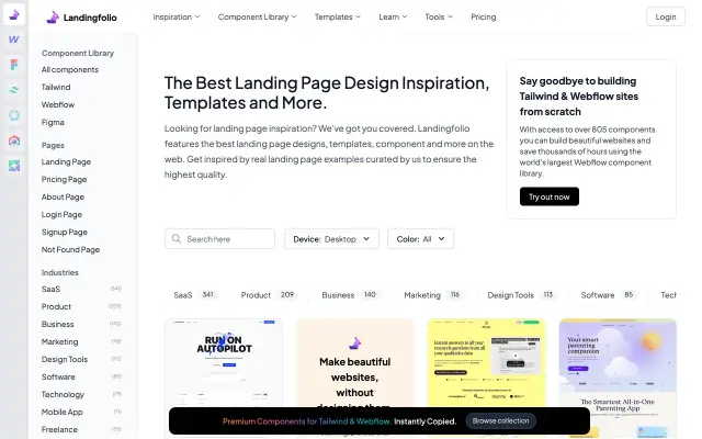 Landingfolio preview