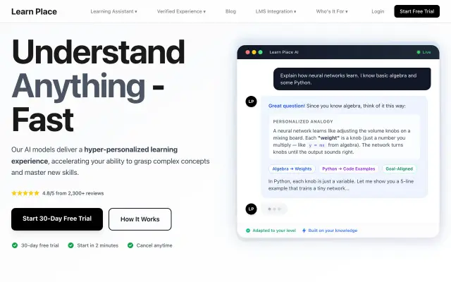 Learn Place preview