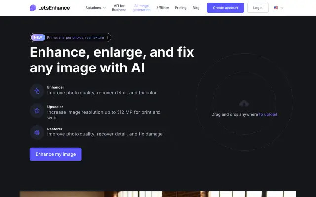 Let's Enhance preview