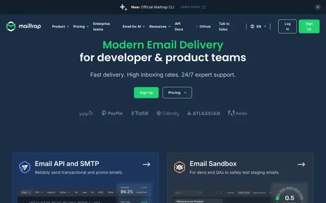 Mailtrap preview