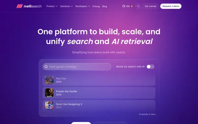 Meilisearch preview
