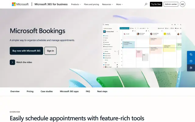 Microsoft Bookings preview