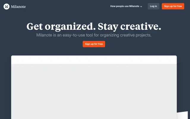 Milanote preview