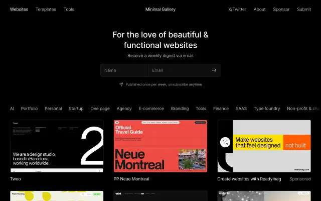 Minimal Gallery preview