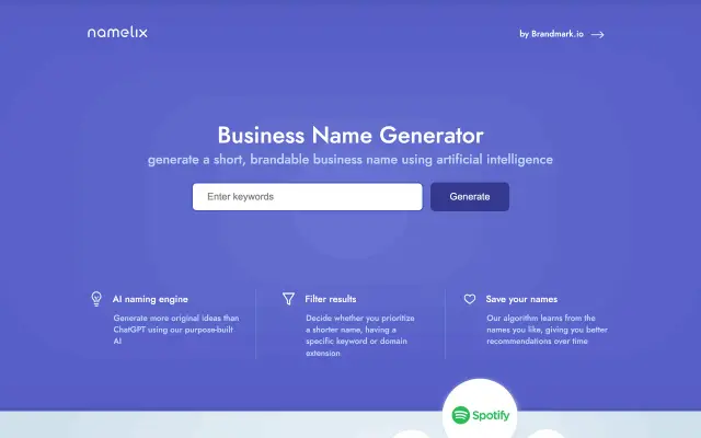 Namelix preview