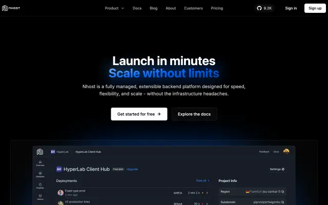 Nhost preview