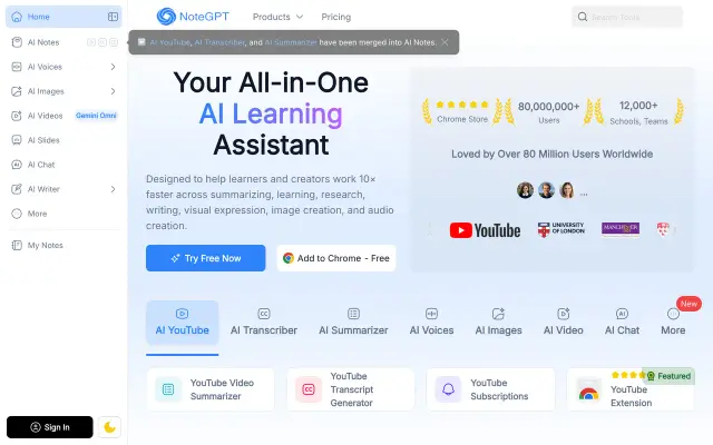 NoteGPT preview