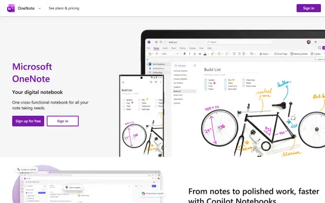OneNote preview