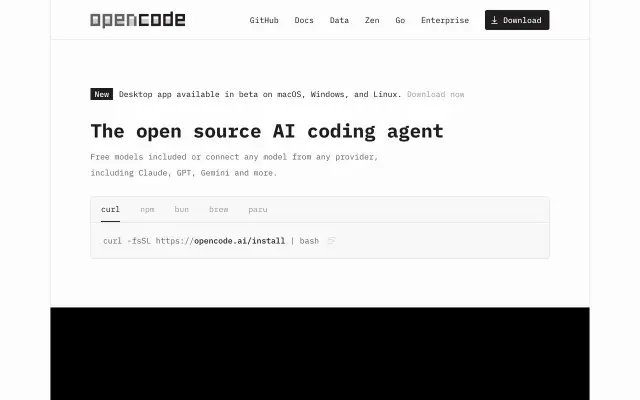 OpenCode preview