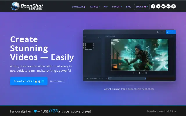 OpenShot preview