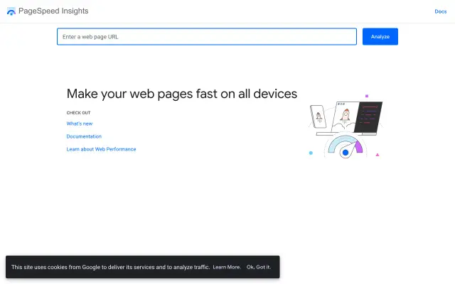 PageSpeed Insights preview