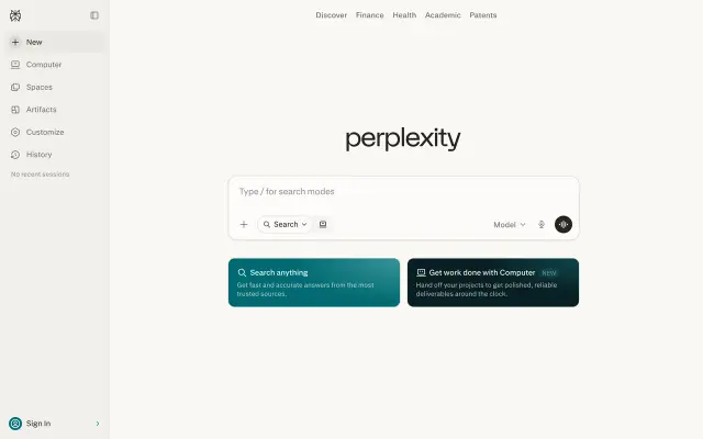 Perplexity preview