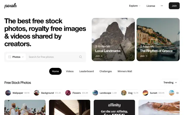 Pexels preview