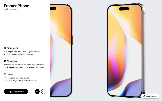Phone Mockup preview