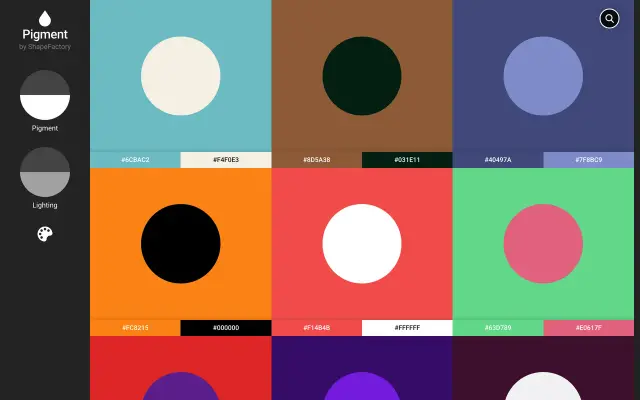 Pigment preview