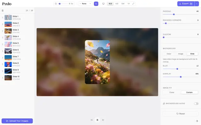 Pixlo preview