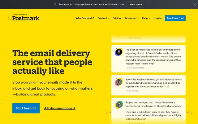 Postmark preview
