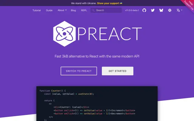 Preact preview