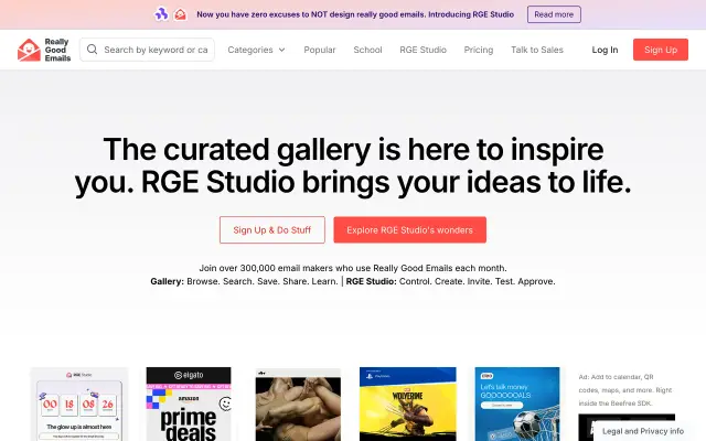 Really Good Emails preview