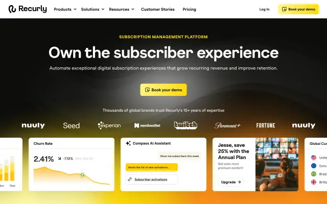 Recurly preview