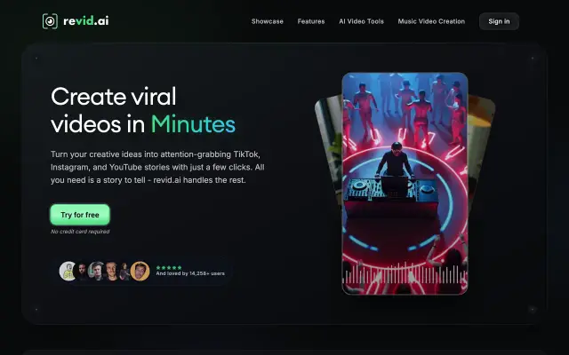 Revid.ai preview