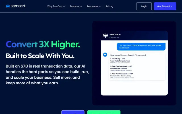 SamCart preview