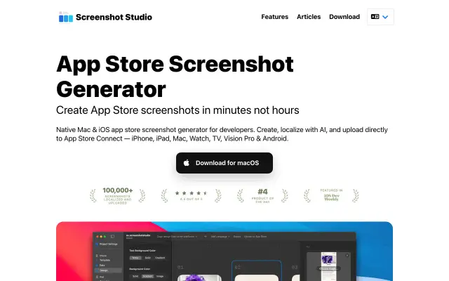 Screenshot Studio preview