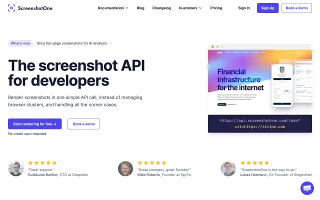 ScreenshotOne preview